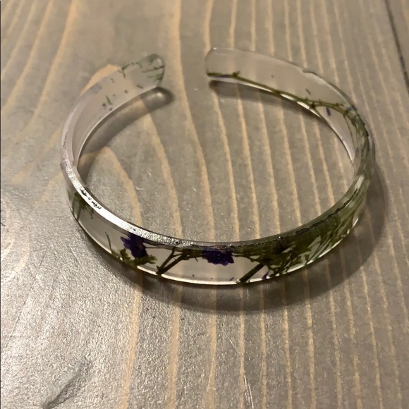 Colour by Amber dried flower skinny bracelet - Picture 2 of 2